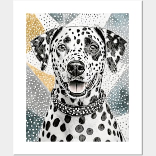 Dog Portrait - Dalmatian Posters and Art